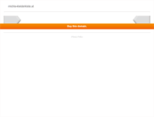 Tablet Screenshot of michis-kleiderkiste.at